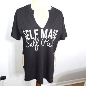 Self Made- Self Paid- Short Sleeve Top- W Sz Large